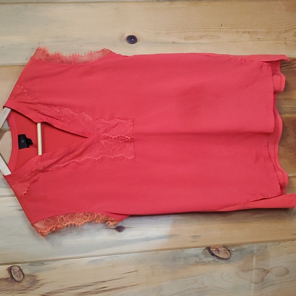 🐞Worthington Orange Sleeveless Top Size M